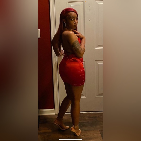 Fashinova Cute❤️Satin Mini Dress. Like NEW!Worn once for my birthday. - Picture 10 of 12